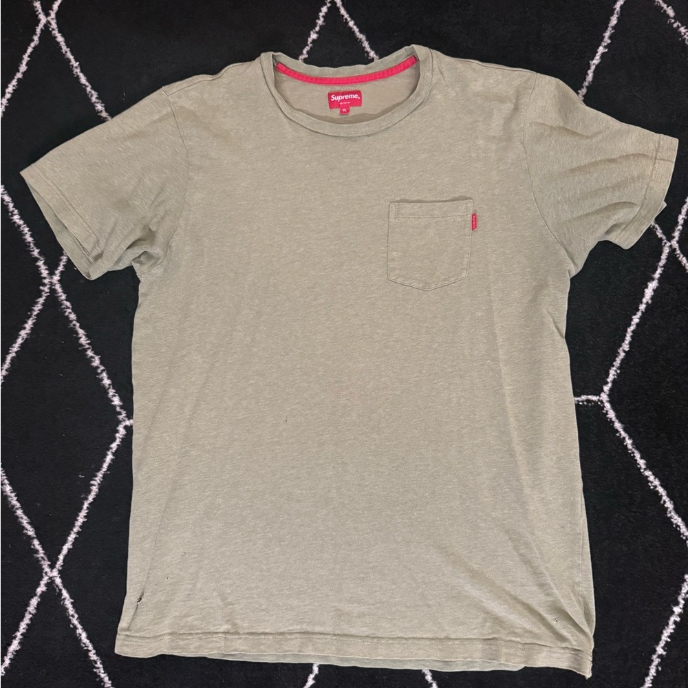 Supreme Sage Green Short Sleeve Tee